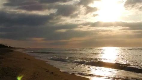 Ocean Sounds , Ocean Waves Sea Waves , Stunning Sunrise on the Beach ...