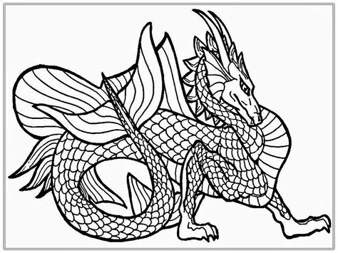 Dragon Coloring Pages For Adults Best Coloring Pages For Kids