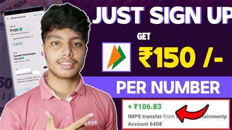 Free Sign Up Bonus New Upi Earning App Today Per Refer