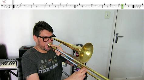 Ejercicios Trombon Notas Cortas Youtube