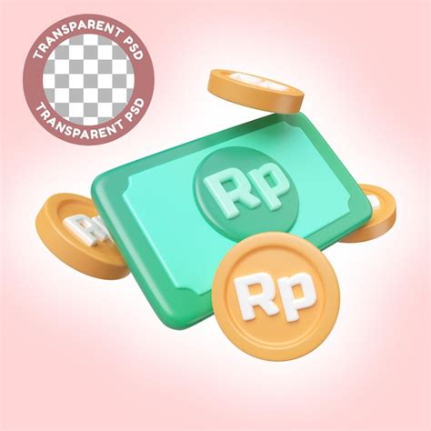 Premium Psd Rupiah Money D Illustration Icon