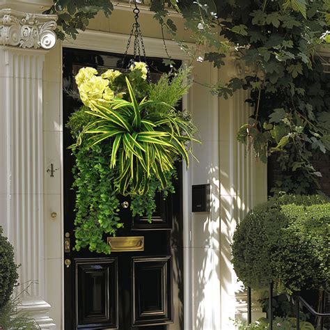 Artificial Hanging Baskets Faux Hanging Plants Evergreen