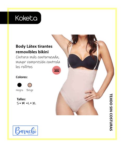BODY LATEX TIRANTES REMOVIBLES BIKINI Almacén Baruchi E I R L