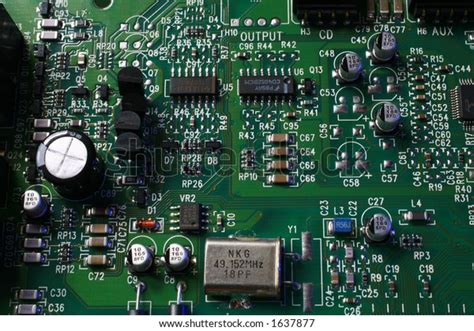 Perforated Circuit Board Close Stock Photo 1637877 Shutterstock