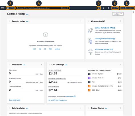 AWS マネジメントコンソールの使用開始 AWS デベロッパーセンター