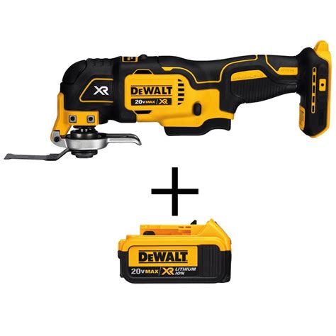 Dewalt 20 Volt Max Lithium Ion Cordless Oscillating Multi Tool With Free Premium Battery Pack 4