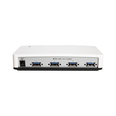 4 Port Usb 31 Gen1 Isolated Hub With 15kv Esd Surge Protection Coolgear