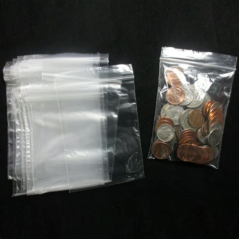 100 Baggies W 3 X 4 H Small Reclosable Clear Plastic Poly Bags 2 5ml