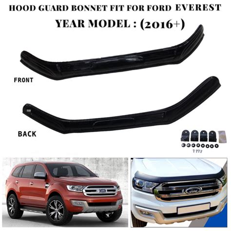 OC ABS Bonnet Hood Guard Deflector Cover For FORD EVEREST 2016 Lazada PH