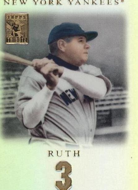 2001 Topps Tribute Babe Ruth 2 For Sale Online EBay