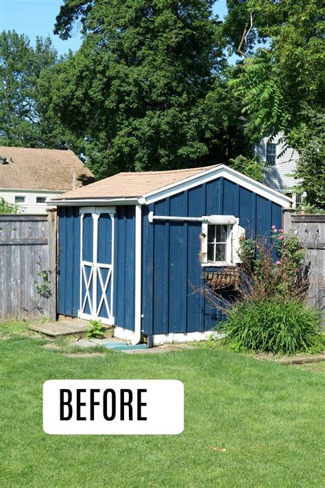 200 Black Shed Exterior Makeover Nesting With Grace Backyard Storage