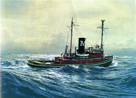 Edmond J Moran Deepsea Tug Carl G Evers Boat Art Marine Art