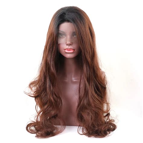 Element Synthetic Lace Front Hair 26 Inch 16 4 Middle Part Long Wavy