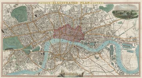 A Victorian plan of London - Altea Gallery