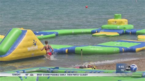 Floating Water Park Set To Open On Lake Michigan In Whiting Indiana