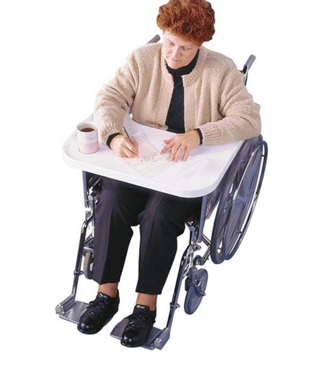 Wheelchair Tray Lightweight Plastic Suits Most Standard Wheelchairs