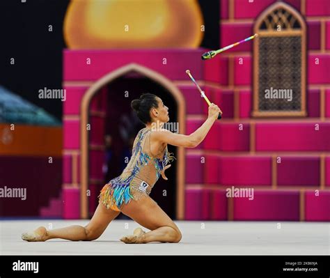 Linoy Ashram Of Israel During The Th Rhythmic Gymnastics World