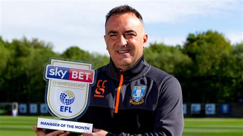 Sheffield Wednesday manager Carlos Carvalhal is Manager of the Month ...