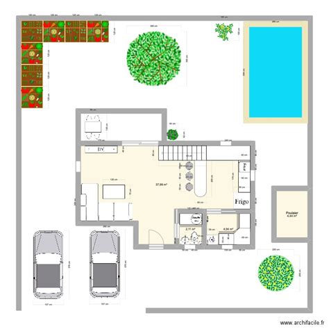 Plan Maison Idéale Plan Dessiné Par Marvin080417
