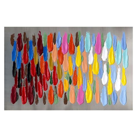 Pintura abstrata com pincelada espessa (200 x 130 cm) | Série abstrata ...