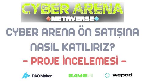 Cyber Arena Metaverse Kavgali D V L B R Metaverse Projes N