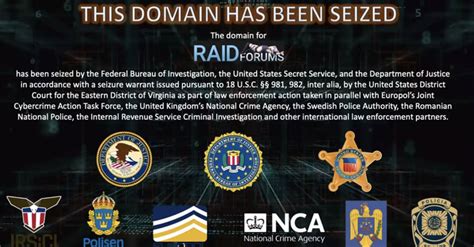 RaidForums hacker forum domain seized - IT Security Guru