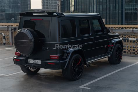 Alquila Un Mercedes G700 Brabus Negro 2020 ID 04924 En Dubai Renty Ae