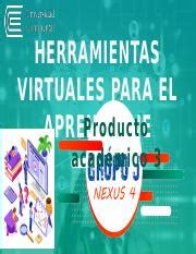 Herramientas Virtuales Para El Aprendizaje Pptx HERRAMIENTAS