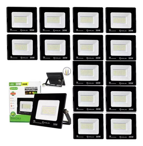 Tianlai Reflectora Led Exterior 30w 2100lm 15pzs R28w30 Envío gratis