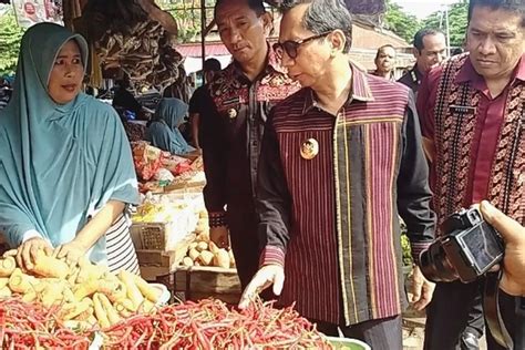 Penjabat Gubernur Ntt Tinjau Pasar Alok Dan Gudang Beras Bulog Maumere