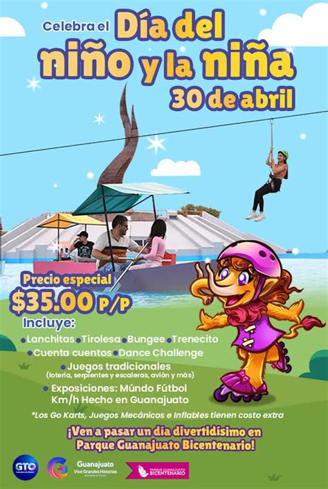 Celebra A Lo Grande El D A Del Ni O Y De La Ni A En Parque Guanajuato