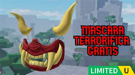 LIMITED GRATIS CONSIGUE MASCARA TERRORIFICA DE ONI GRATIS EN ROBLOX