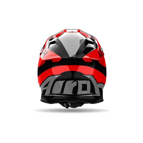 Casque Airoh Twist King Red Gloss Casques Moto Tout Terrain Homme