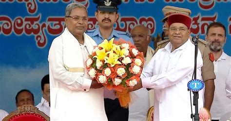 Siddaramaiah Takes Oath As Karnataka Chief Minister