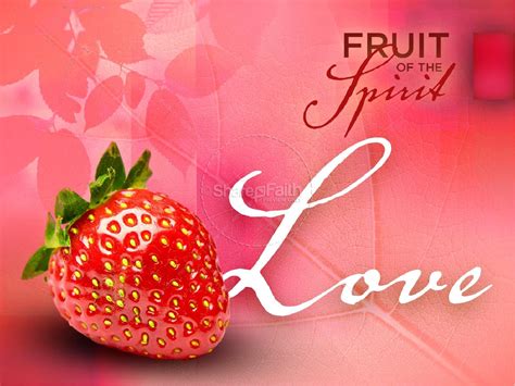 Love Fruit Of The Spirit Pentecost Powerpoint Template Clover Media