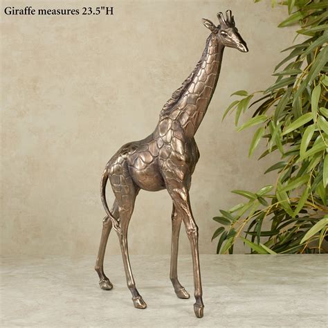 Gleaming Giraffe Sculpture