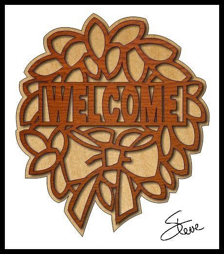 Scrollsaw Workshop Welcome Wreath Scroll Saw Pattern Scroll Saw