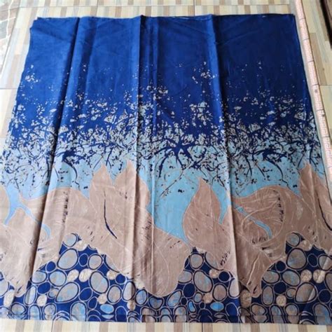 Jual KAIN BATIK WARNA BIRU NAVY KAIN BATIK BRIDESMAID SERAGAM Shopee