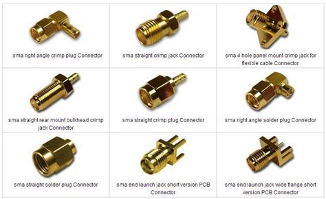 Rf Coaxial Sma Smb Smc Mcx Mmcx Tnc Bnc Fakra Type N Connector China