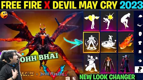 Free Fire X Devil May Cry Full Review Free Fire New Collaboration