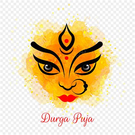 Durga Maa Vector Design Images, Happy Navratri Durga Pooja Maa Durga ...