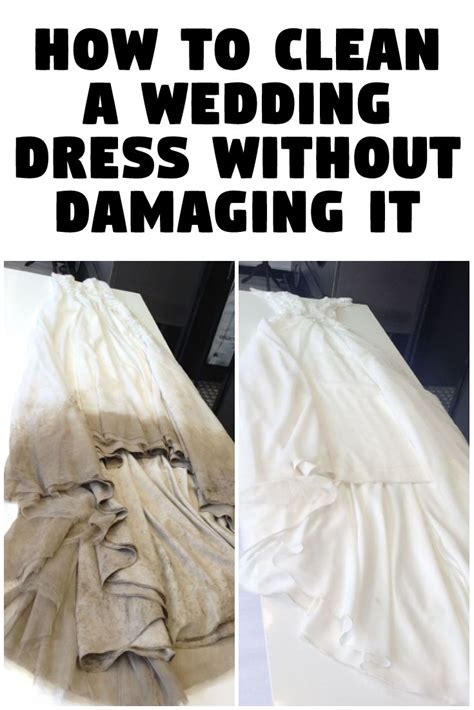 How To Clean A Wedding Dress Without Damaging It Diy Wedding Dress