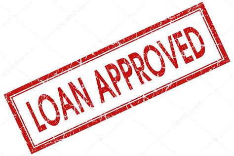 Loan approved stamp — Stock Photo © Aquir014b #24434779