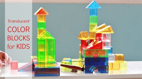 Translucent Building Blocks For Kids