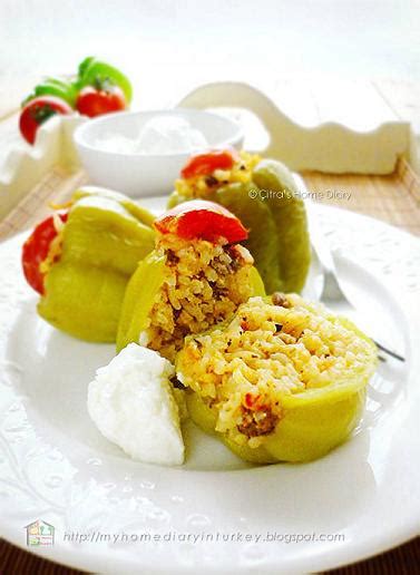 Citra S Home Diary K Ymal Biber Dolmas Turkish Stuffed Pepper