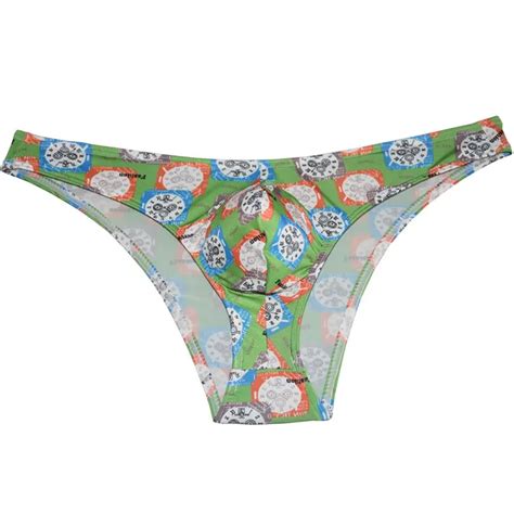 Men Cheeky Briefs Underwear Bulge Pouch Hipster Bikini Briefs Guy Lingerie In Briefs From