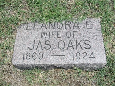 Leanora Elizabeth Nora” Harlan Oaks 1860 1924 Memorial Find A Grave