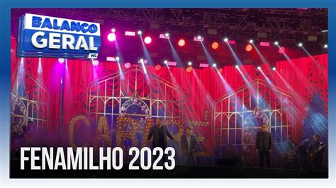 FENAMILHO 2023 Grandes atrações animam a primeira noite de shows na