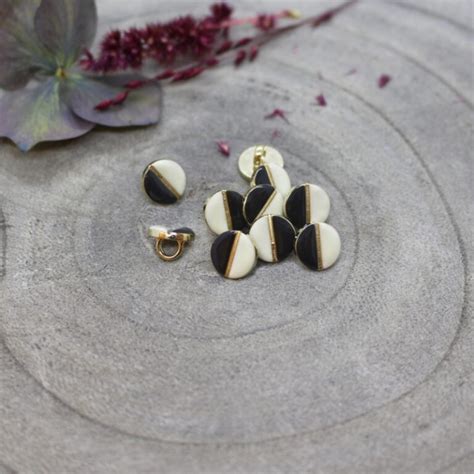Atelier Brunette Knopf Jewel Buttons Off White LottiKlein