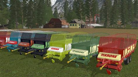 Old Forage Wagons Tandem V 1 2 FS17 Mod